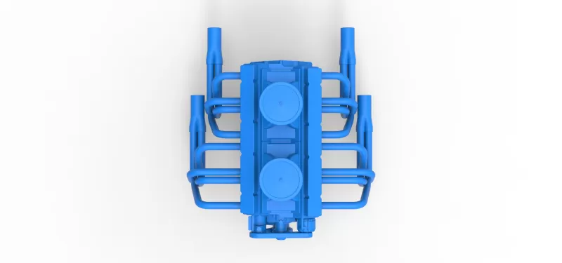 Engine V16 Scale 1:25 - Model preview 7
