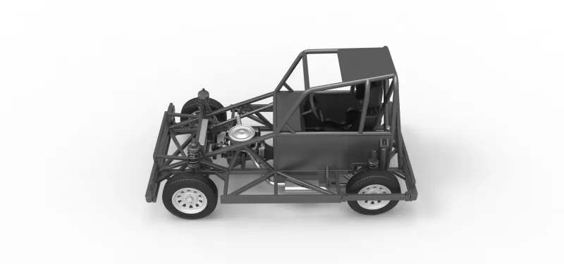 New Zealand Ministock car Base Version 2 Scale 1:25 - Model preview 10