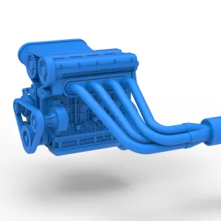 Engine of New Zealand Minisprint Scale 1:25