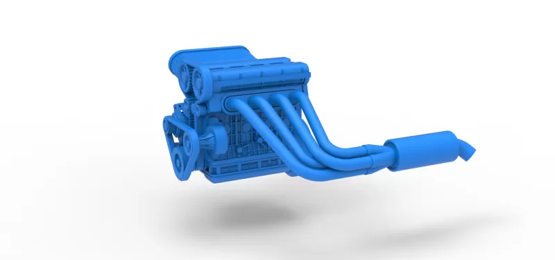 Engine of New Zealand Minisprint Scale 1:25 - Model preview 1