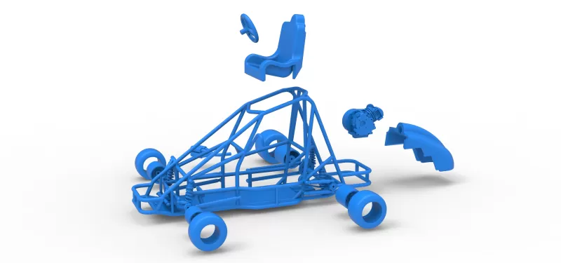 Quarter Midget Base Scale 1:16 - Model preview 28