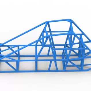 Frame of Experimental Pavement Silver Crown Car V2 Scale 1:25 - Model thumbnail 7