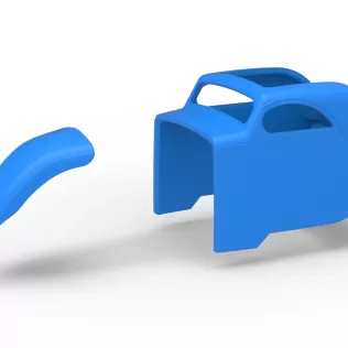 Shell of Vintage dragster Scale 1:25