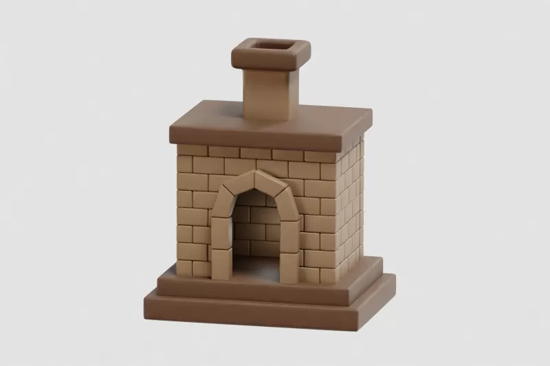 Fireplace - Model preview 9