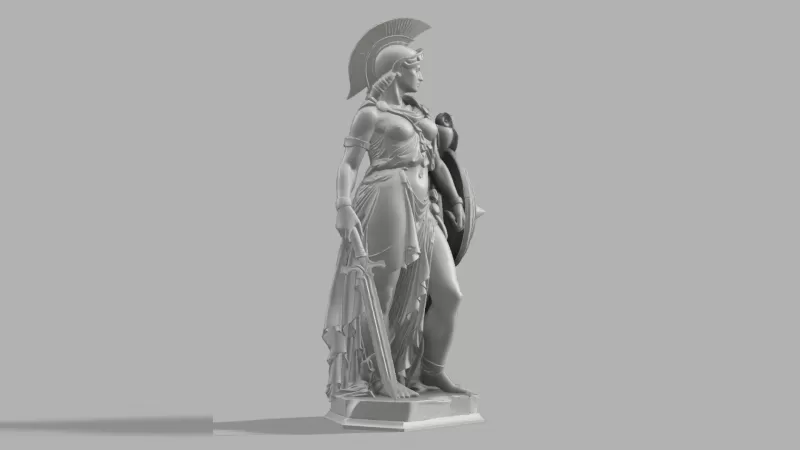 Athena - Warrior Goddess - Model preview 3