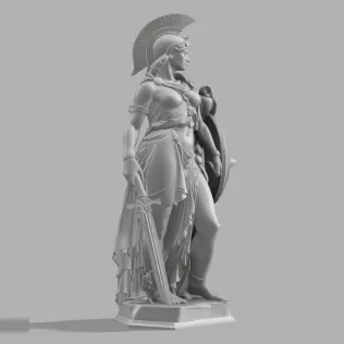 Athena - Warrior Goddess - Model thumbnail 3