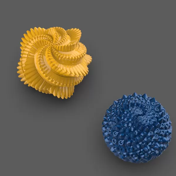 Dragon Egg Boxes, Easter Egg 2 pcs. Set, Fascinating Dragon 3D - Model preview 5