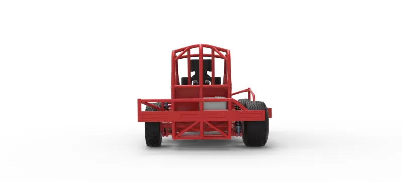 BriSCA Formula 1 Stock Car Base for Dirt Version 2 Scale 1:25 - Model preview 16