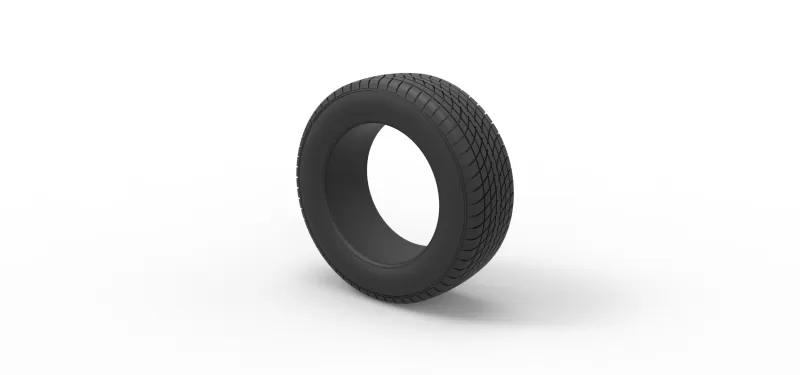 Race tire 7 Scale 1:25 - Model preview 7