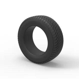 Race tire 7 Scale 1:25 - Model thumbnail 7
