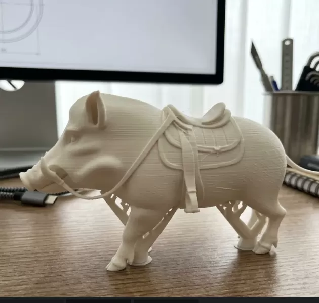 wild-boar-for-riding - Model preview 1
