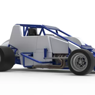 Pavement Silver Crown Car Scale 1:25 - Model thumbnail 25