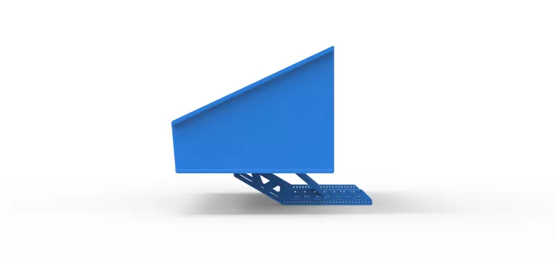 Wing of Supermodified front engine race car V4 Scale 1:25 - Model preview 7