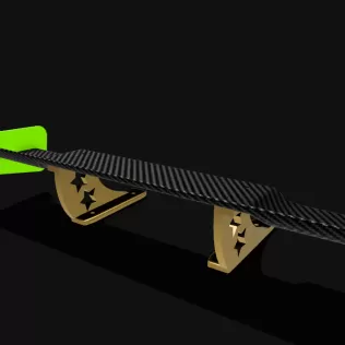 1:10 RC DRIFT CAR SPOILER W-inX - Model thumbnail 5