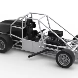 Experimental Pavement Silver Crown Car Base Version 3 Scale 1:25 - Model thumbnail 22