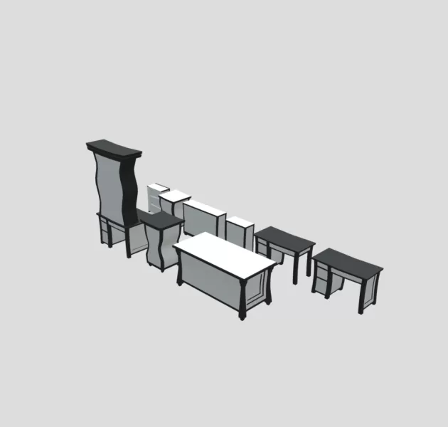 Twisted Wonderland - Heartslabyul Furniture - Model preview 3