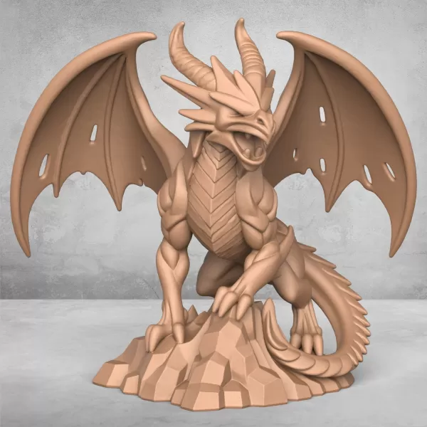 Dragon Sculpture - Model preview 1