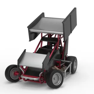 New Zealand Minisprint while turning Scale 1:25 - Model thumbnail 5