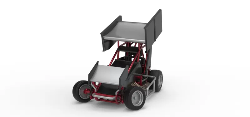 New Zealand Minisprint while turning Scale 1:25 - Model preview 5