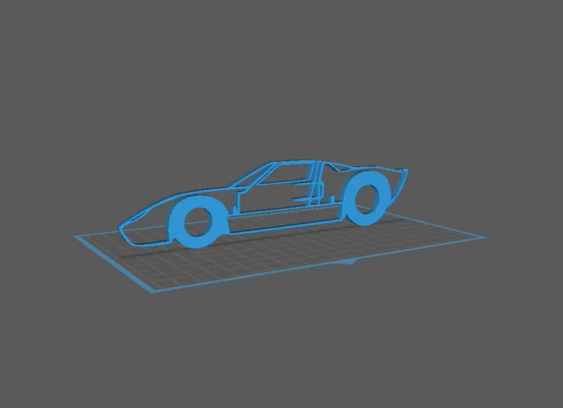 Ford - GT40 Wall Art - Model preview 1