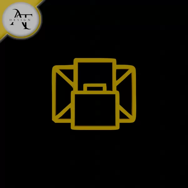 Simple Letter Symbol - 2D Art - Model preview 1