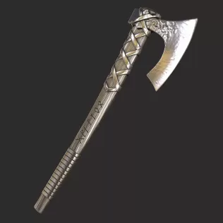 Viking Axe #RoZ - Model thumbnail 1