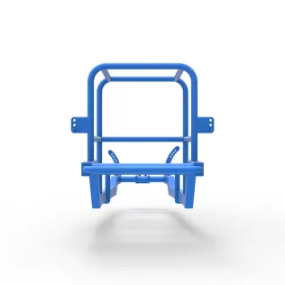 Frame of Vintage Supermodified stock car V2 Scale 1:25 - Model thumbnail 12
