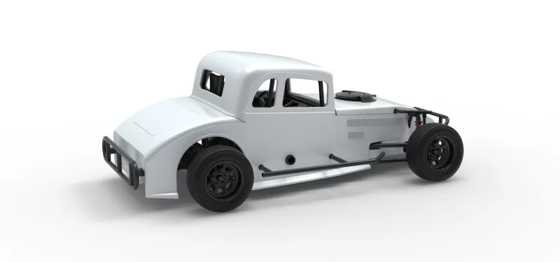 Canadian vintage modified stock car Scale 1:25 - Model preview 20