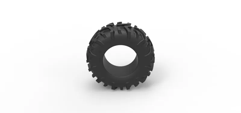 Offroad tire 139 Scale 1:25 - Model preview 6