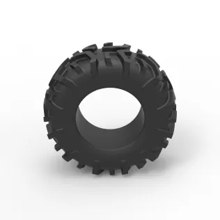 Offroad tire 139 Scale 1:25 - Model thumbnail 6