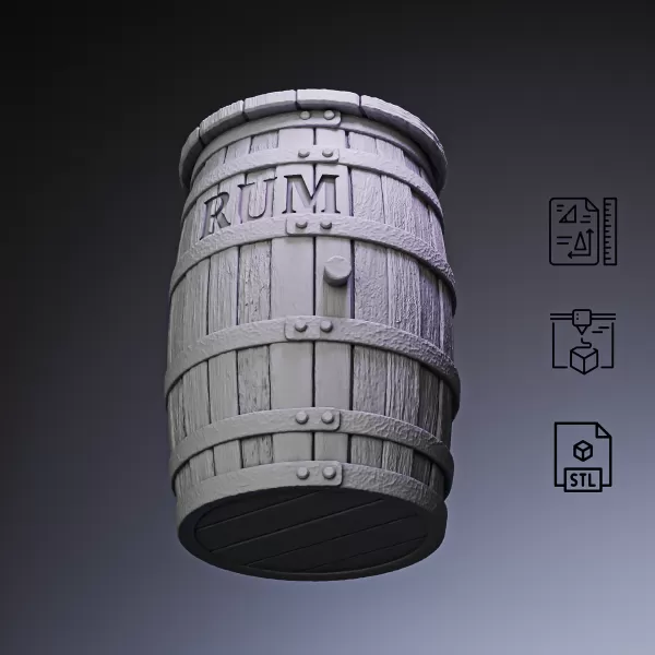Kill Devil Barrel #RoZ - Model preview 1