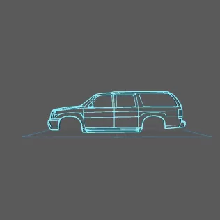 Cadillac - Escalade 2003 Wall Art