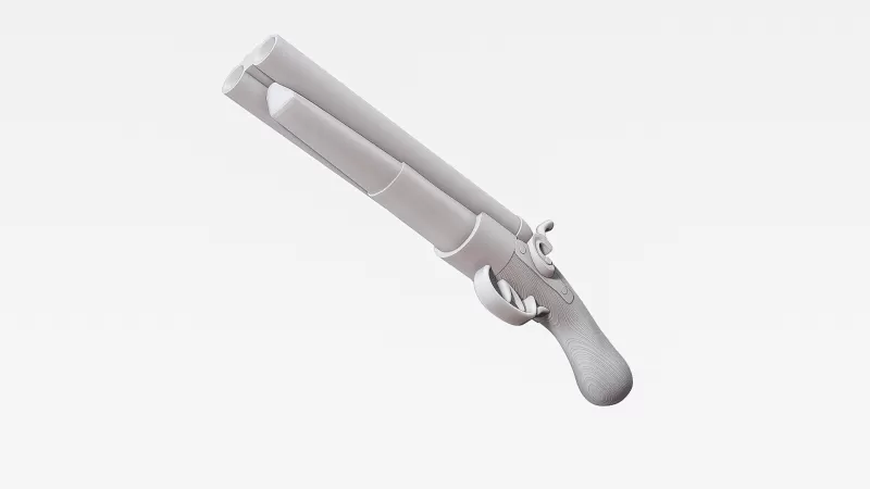 Sawed‑Off Shotgun #RoZ - Model preview 6