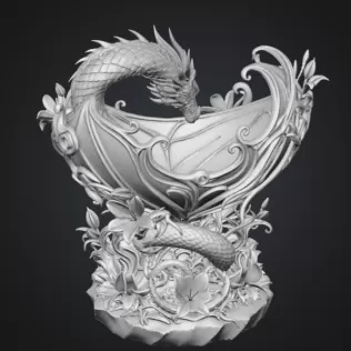 Celestial Star Tree Organizer STL File for 3D Print - Model thumbnail 12