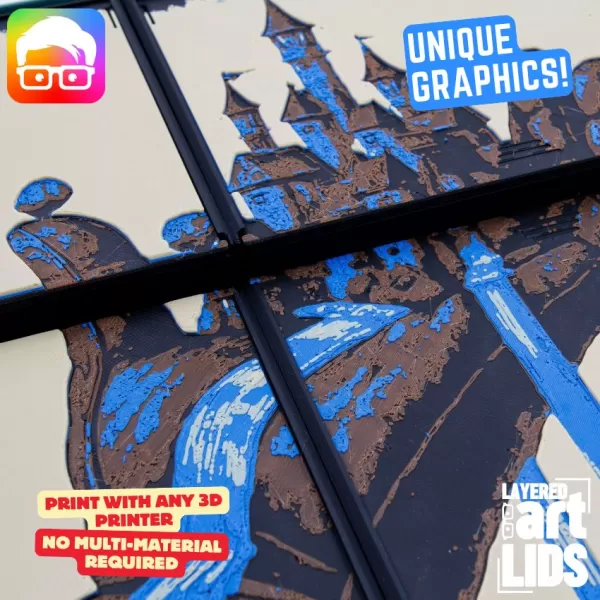 Haunted Lands board game organizer by @ammedia3d - Model preview 2