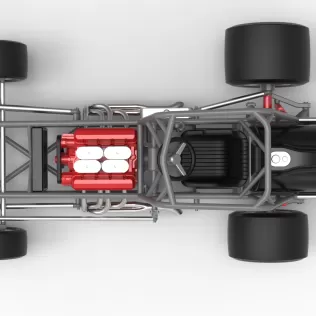 Vintage Pavement Silver Crown Car Base Scale 1:25 - Model thumbnail 11