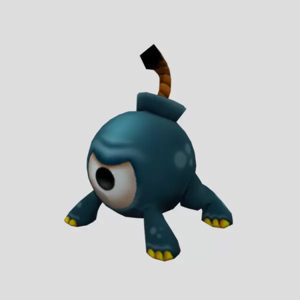 Walkin Bomb Dragon Land - Model preview 3
