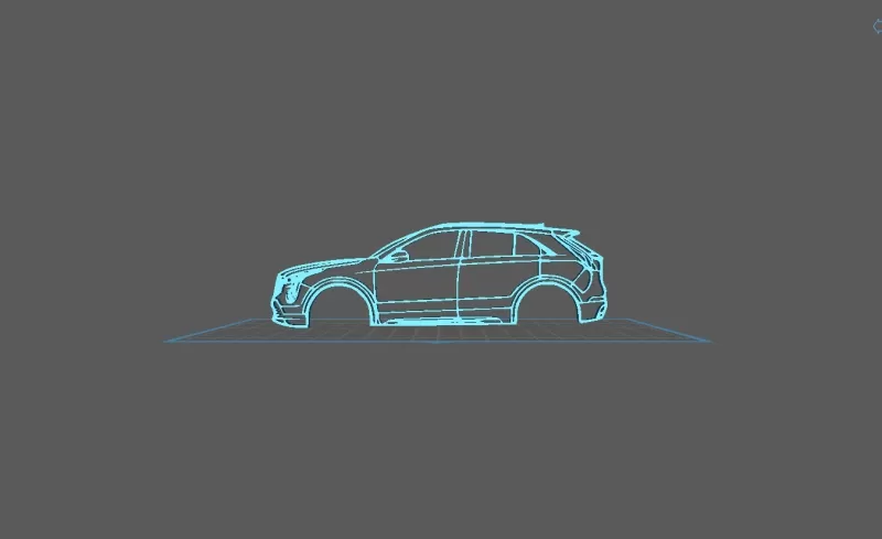 Cadillac - XT4 2019 Wall Art - Model preview 1