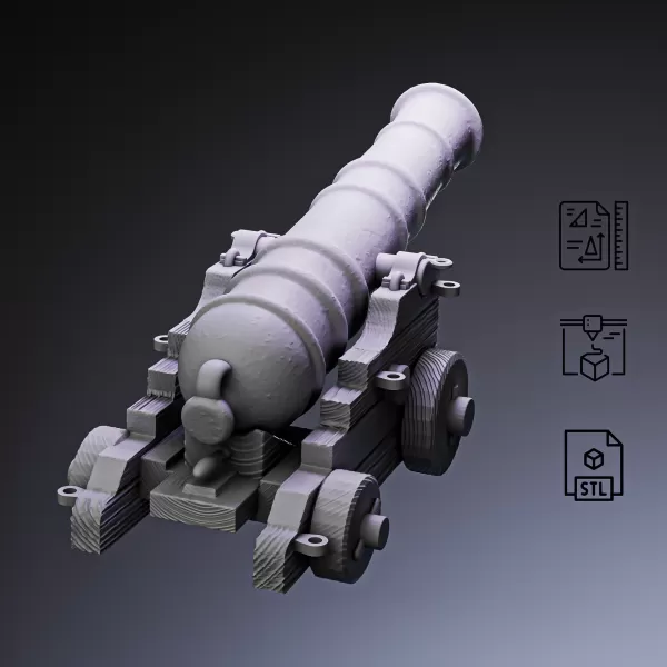 Pirate Cannon #RoZ - Model preview 9