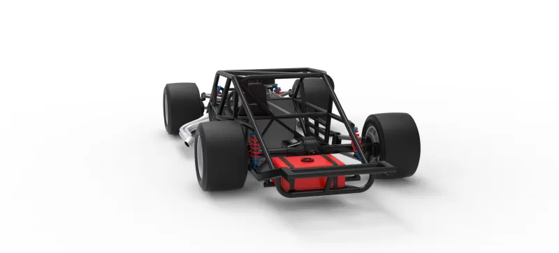 Vintage Asphalt Modified stock car Base V9 Scale 1:25 - Model preview 14