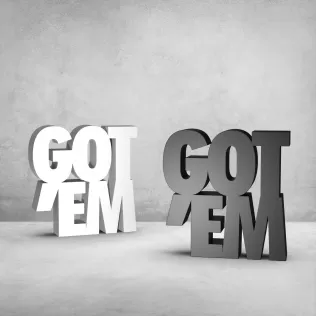 3D Got 'Em Decor, Sneakerhead Gift, Sneaker Art Accessory - Model thumbnail 1