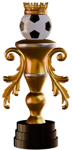 KING OF FOOTBALL – PREMIUM TROPHY 3D MODEL - Model preview 1