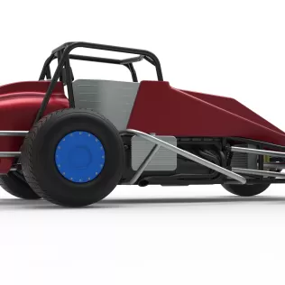 Vintage Dirt Silver Crown Car Scale 1:25 - Model thumbnail 21