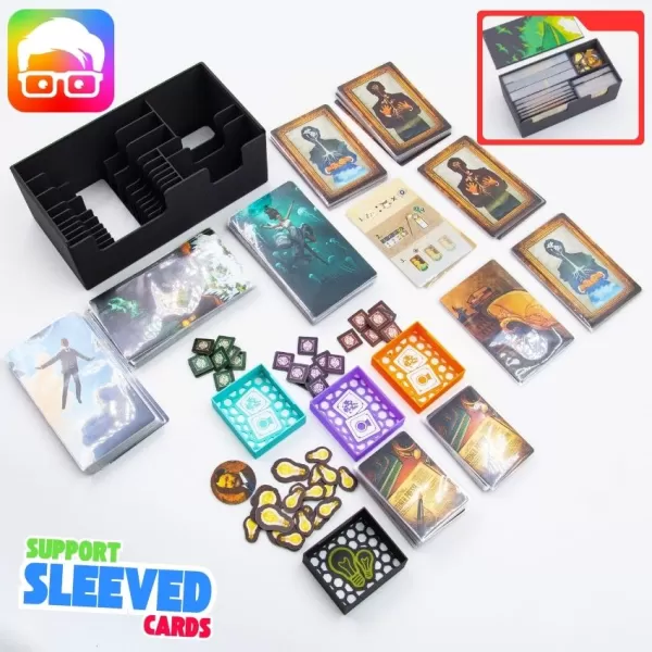 Unconscious Mind inc. Nightmares exp. board game organizer - Model preview 9