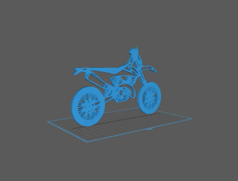 KTM - EXC Wall Art - Model preview 1