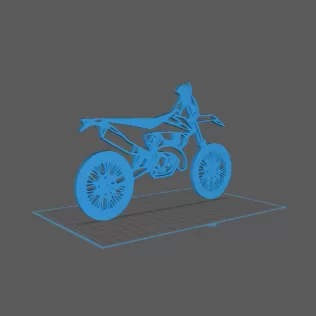 KTM - EXC Wall Art - Model thumbnail 1