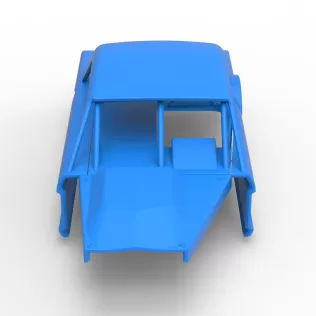 Shell of Vintage Asphalt Modified stock car V11 Scale 1:25 - Model thumbnail 6