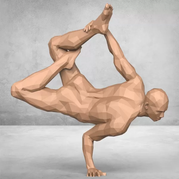 Dancing Man Statue - Model preview 1