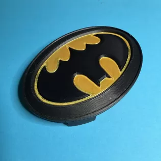 Batman Logo Snaplock Belt Buckle - Model thumbnail 3