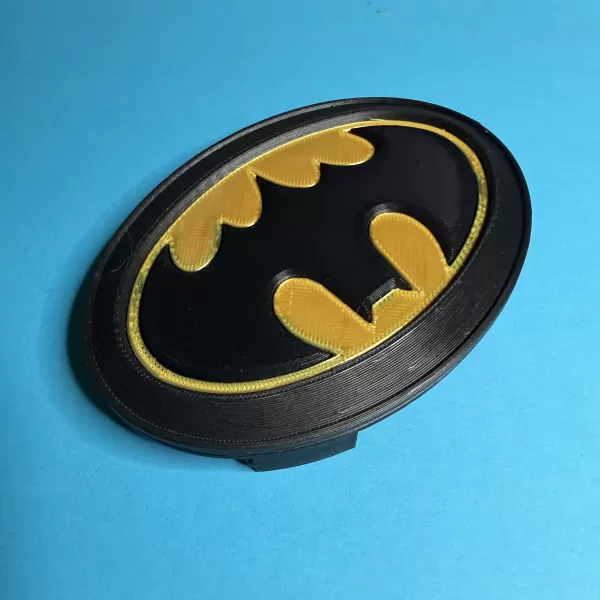 Batman Logo Snaplock Belt Buckle - Model preview 3